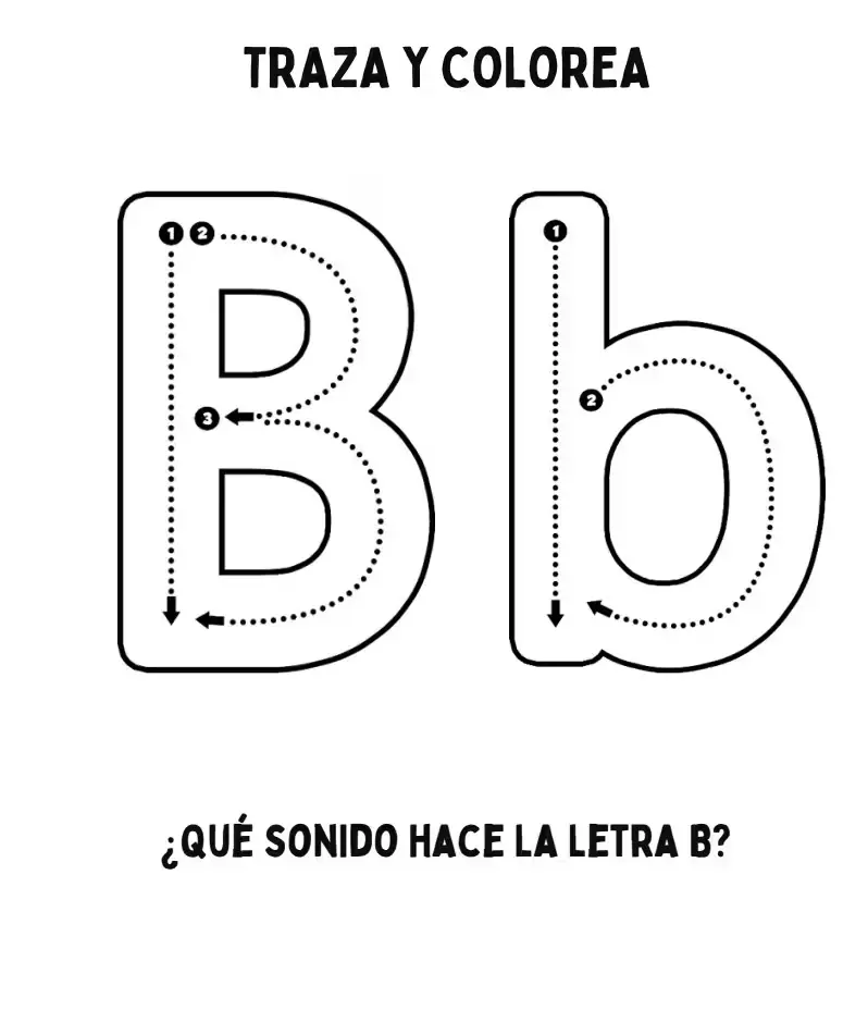 Actividad real de trazado del alfabeto